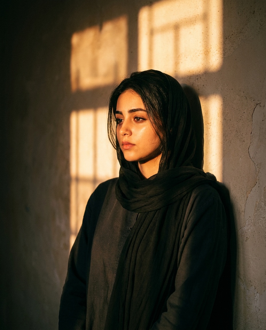نور مستطیلی غروب