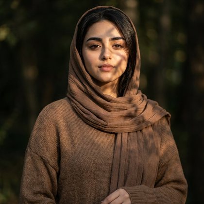 سایه برگ غروب